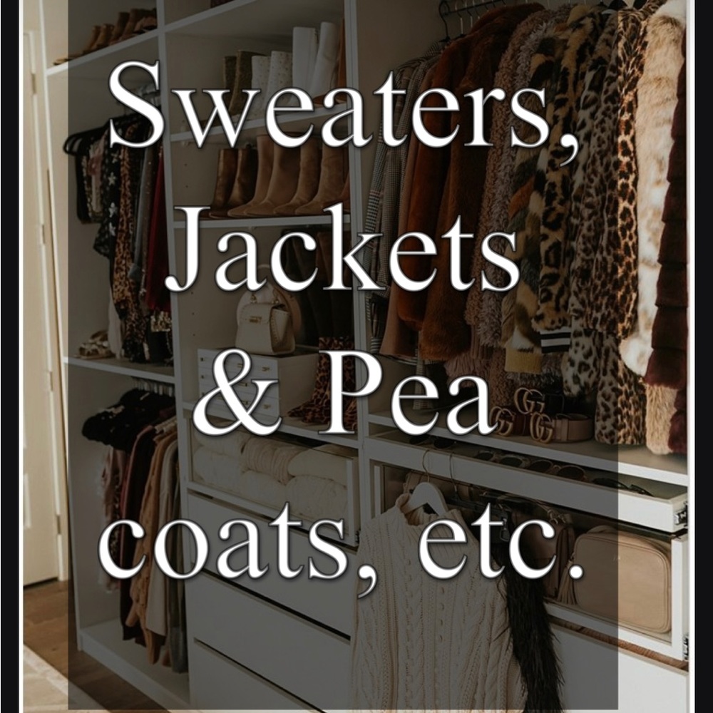 ✨✨Sweaters, Jackets, Coats, Etc.✨✨